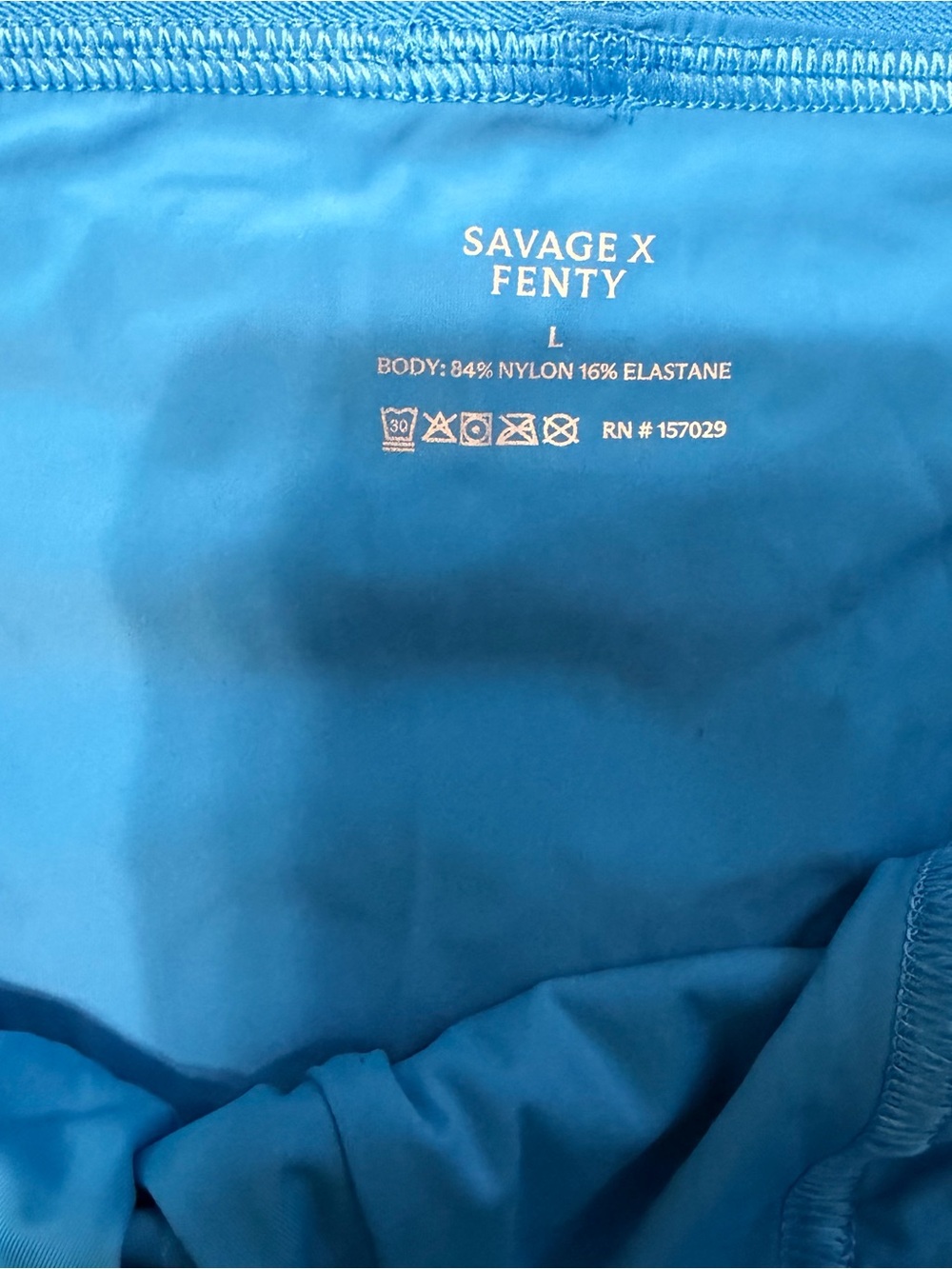 Savage X Fenty Bright Blue Men's Stretch Brief - Picture 6 of 7